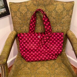 Kate Spade Red and Pink Dot Tote